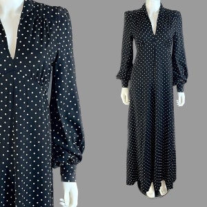 Wunderschönes, seltenes Maxikleid aus den 70er Jahren „Lee Bender for Bus Stop“.