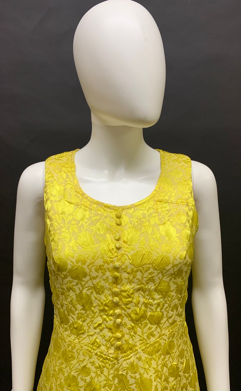 Beautiful 1960s formal gown party dress image 3