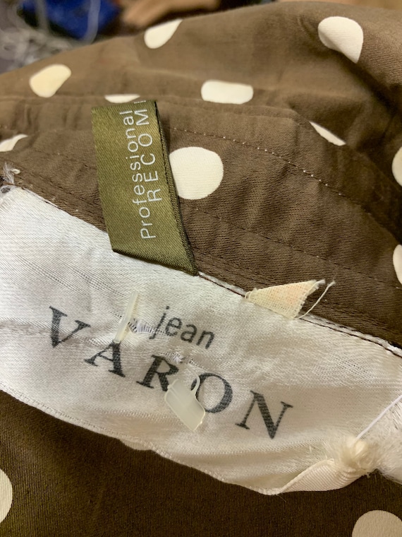 Stunning polished cotton “jean varon” 70’s maxi - image 9