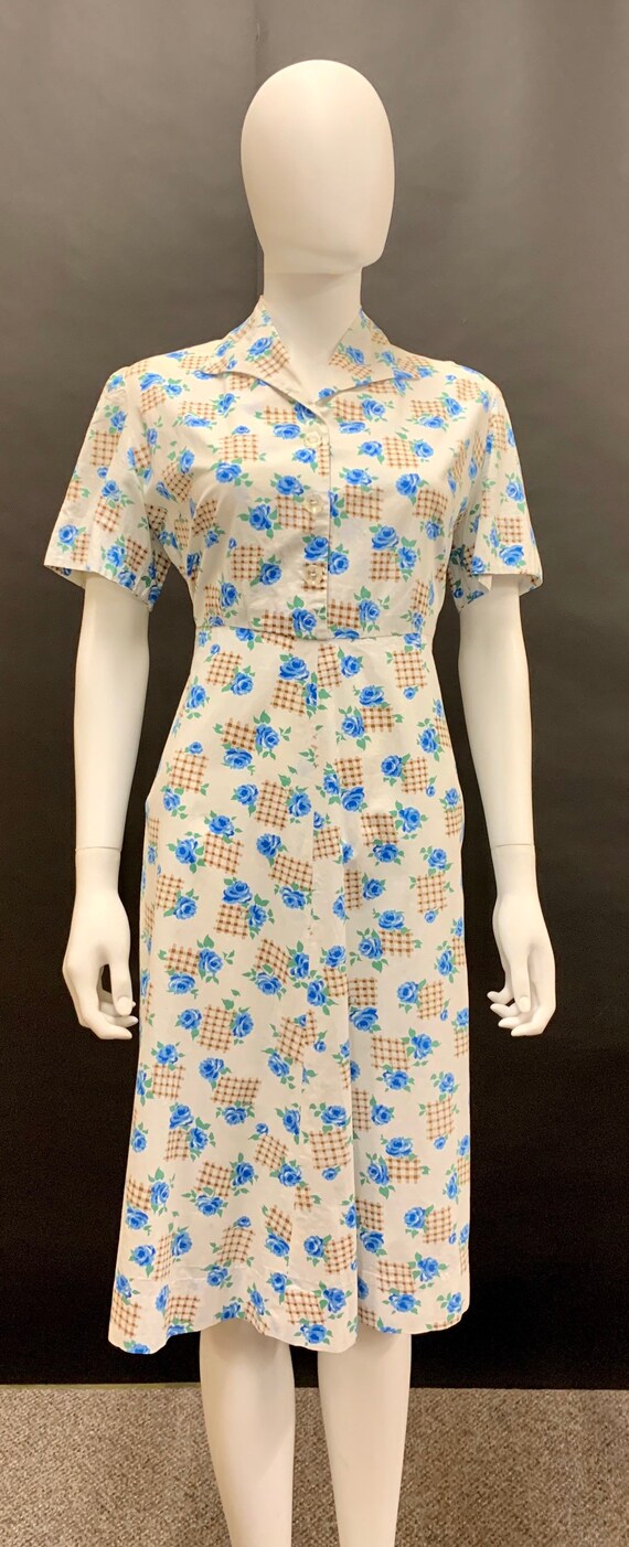 Volup cotton 1940s dress