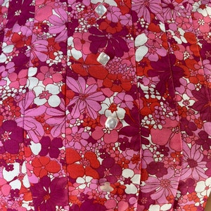 1960s volup pink floral prairie maxi summer dress image 7