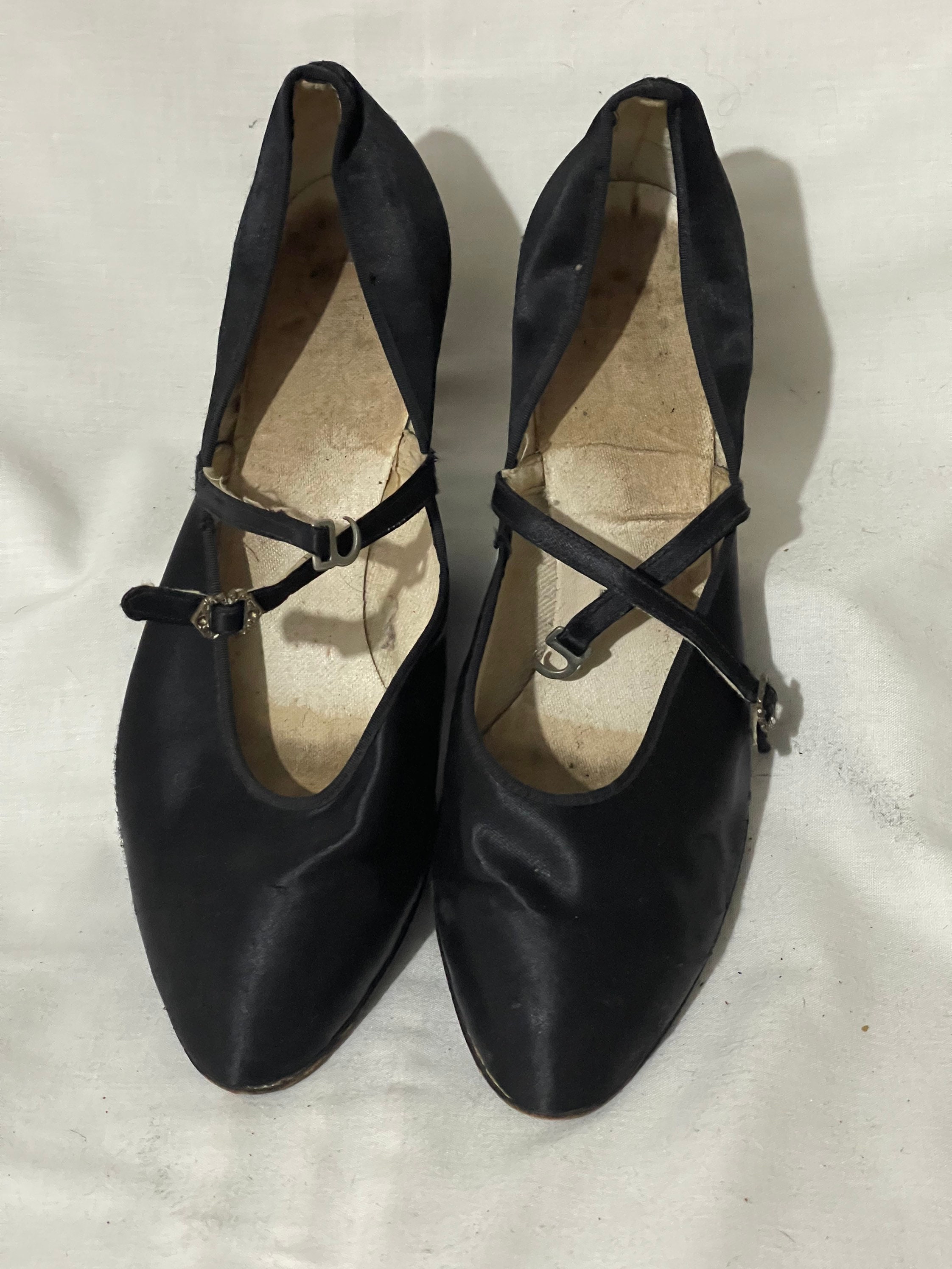 Bellissime scarpe da ballo della fine degli anni '20 taglia 4 circa del  Regno Unito -  Italia