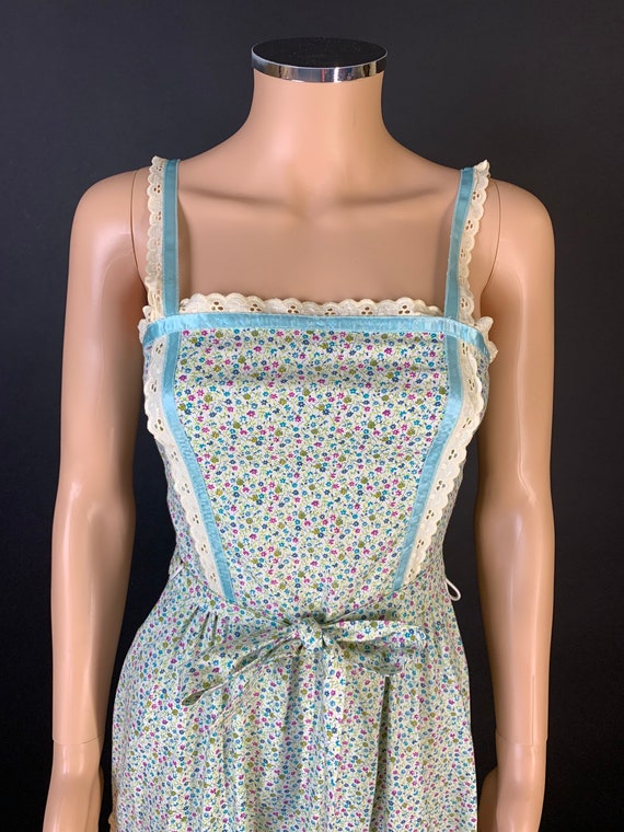 Super pretty 1970’s floral summer prairie dress - image 3