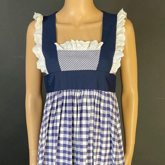 Gina Fratini 1970s Prairie Maxi Dress, ( 34” bust… - image 1