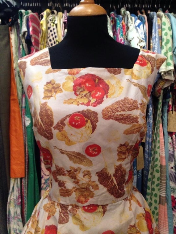 Fab 1950’s floral volup cotton day dress - image 3