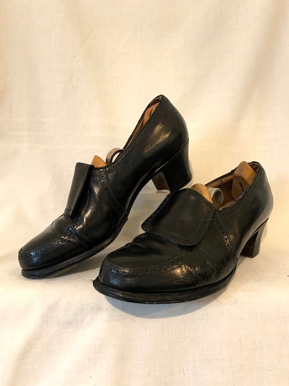 1940s leather shoes