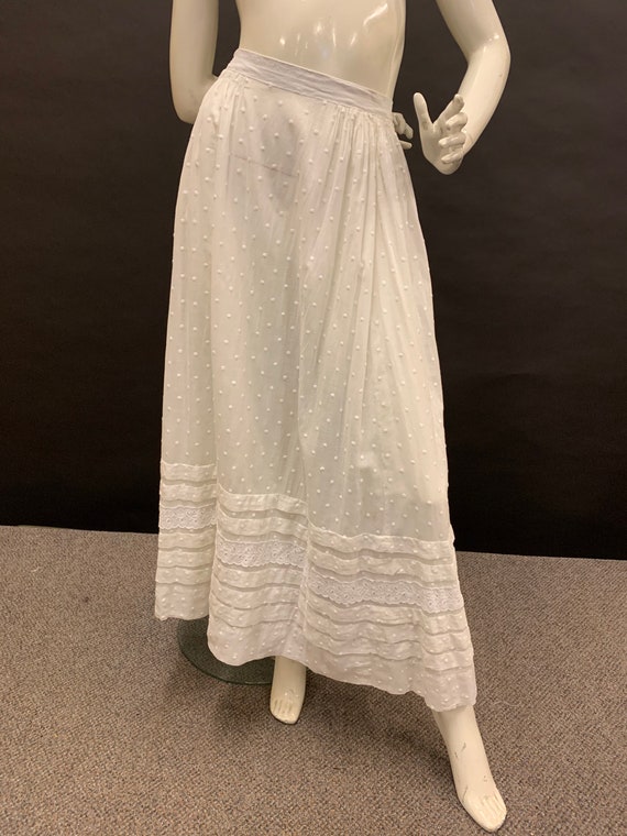 Edwardian lawn skirt