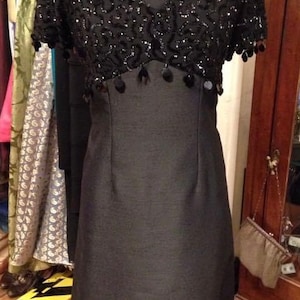 Stunning 1960’s cocktail party dress by Cresta