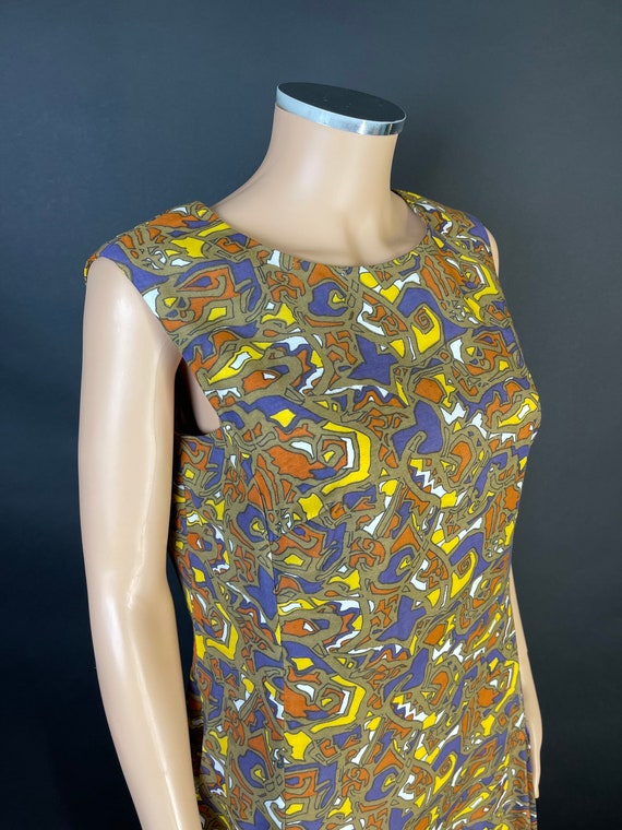 Fab volup 1960s mod dress - image 4