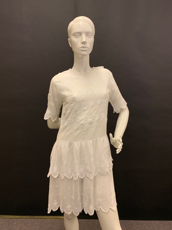 1920s lawn summer dress