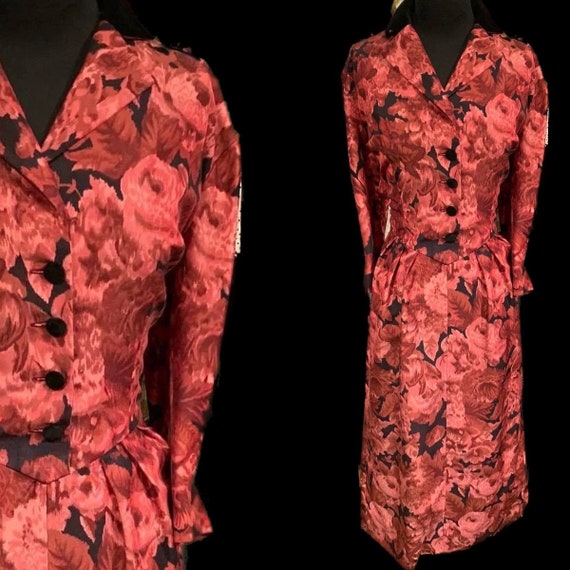 Stunning 1950s wiggle dress - image 1