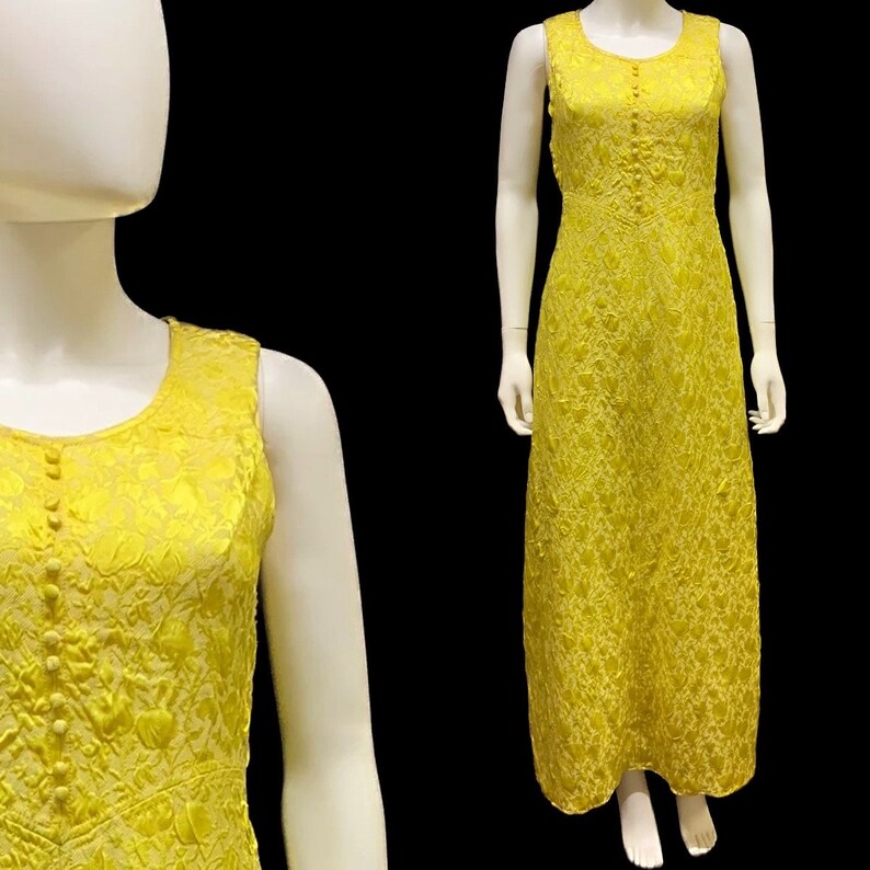 Beautiful 1960s formal gown party dress image 1