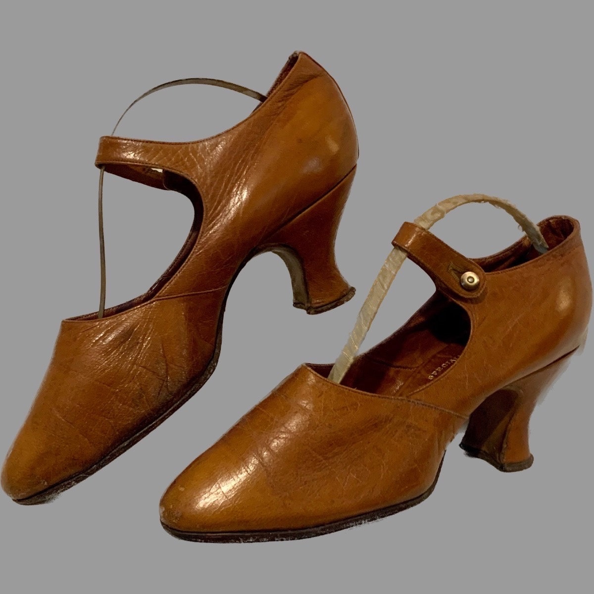 Escarpins Chaussures 1920 Femme Gatsby T-Strap Pumps Années 20 En