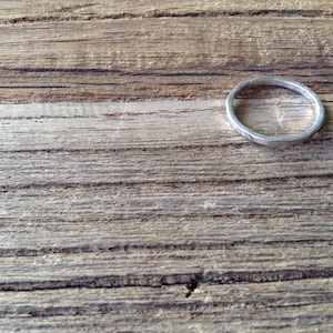 Size 5.5 Sterling Silver Stacking Ring - ring - dainty ring - silver ring - stacking ring -  minimal ring - sterling silver ring