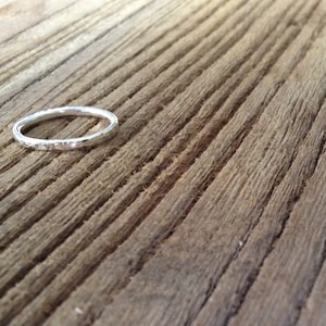Size 4.5 Sterling Silver Stacking Ring - ring - dainty ring - silver ring - stacking ring -  minimal ring - sterling silver ring