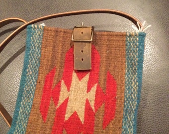 6\u201d x 3\u201d Zapotec hand woven merino wool wallet change purse with zipper approx
