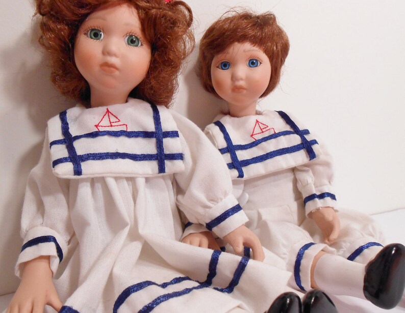 porcelain sailor boy doll
