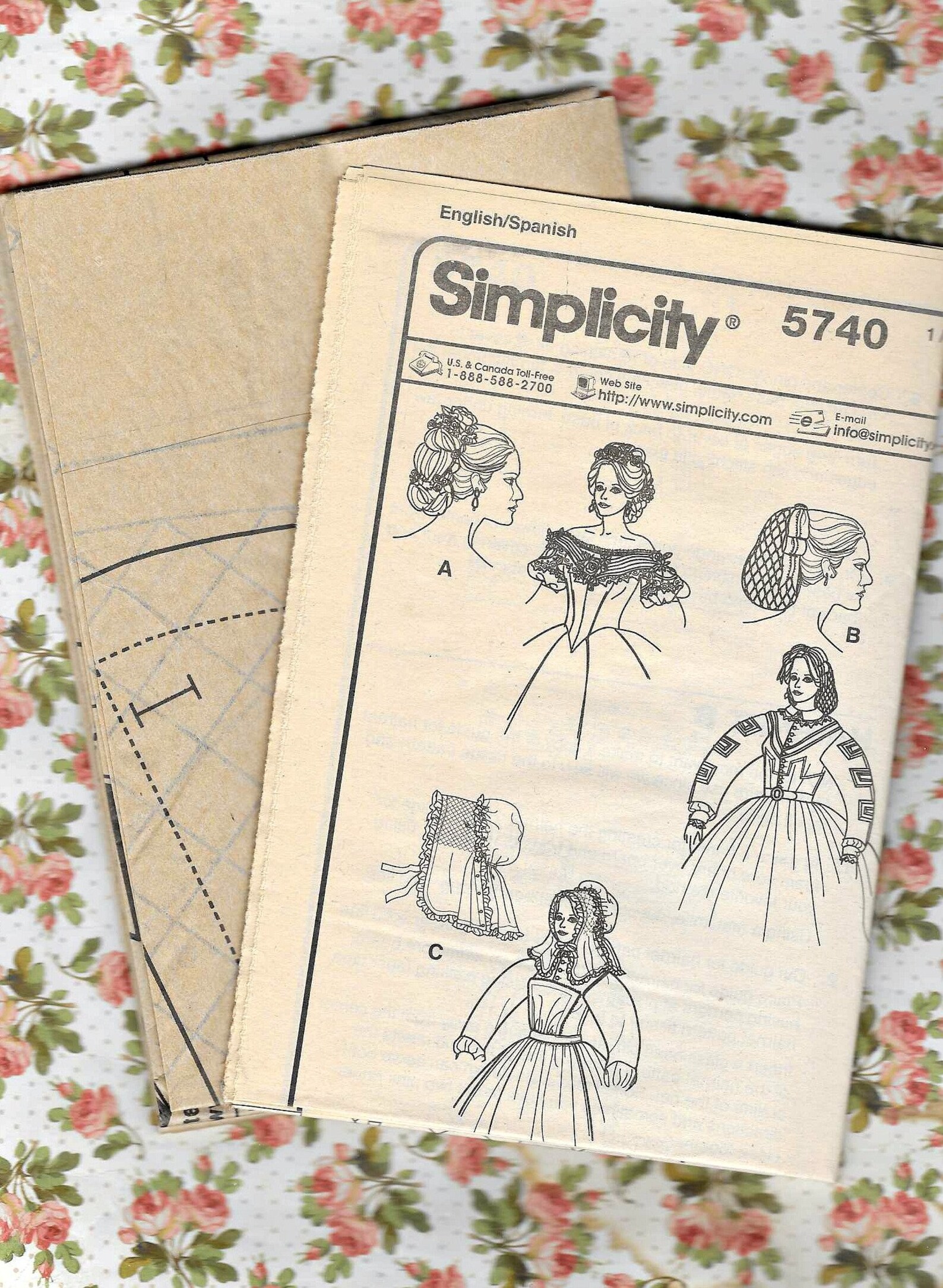 Historic Millinery Sewing Pattern Uncut 2002 Simplicity 5740 Etsy