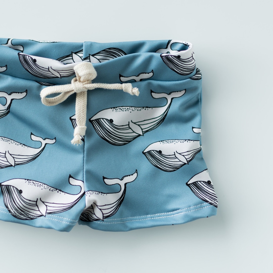 Little Boy Swim Shorts, European Style Swim Shorts Boy, Baby Boy Swim