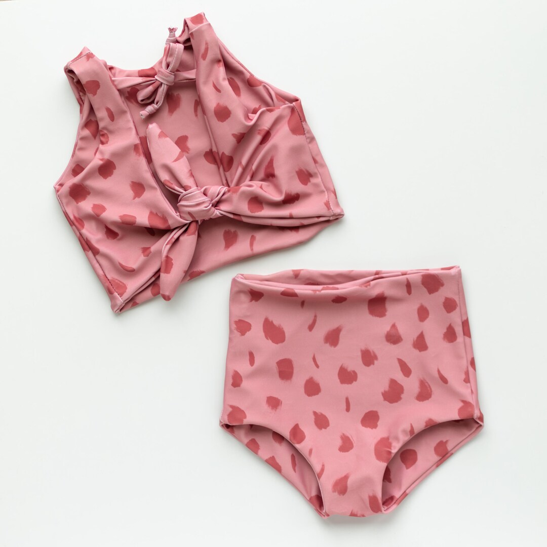 Costume Da Bagno Bambina 3 Pezzi - Stampa Ciambelle, Top E Mutandine - Foto 8