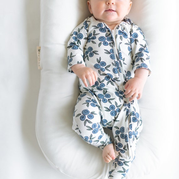 Blueberry Baby Outfit Zipper Baby Outfit Baby Girl Clothes Baby Boy Clothes Organic Baby Clothes Neutral Baby Gift Fruit Baby Outfit Etsy Canada