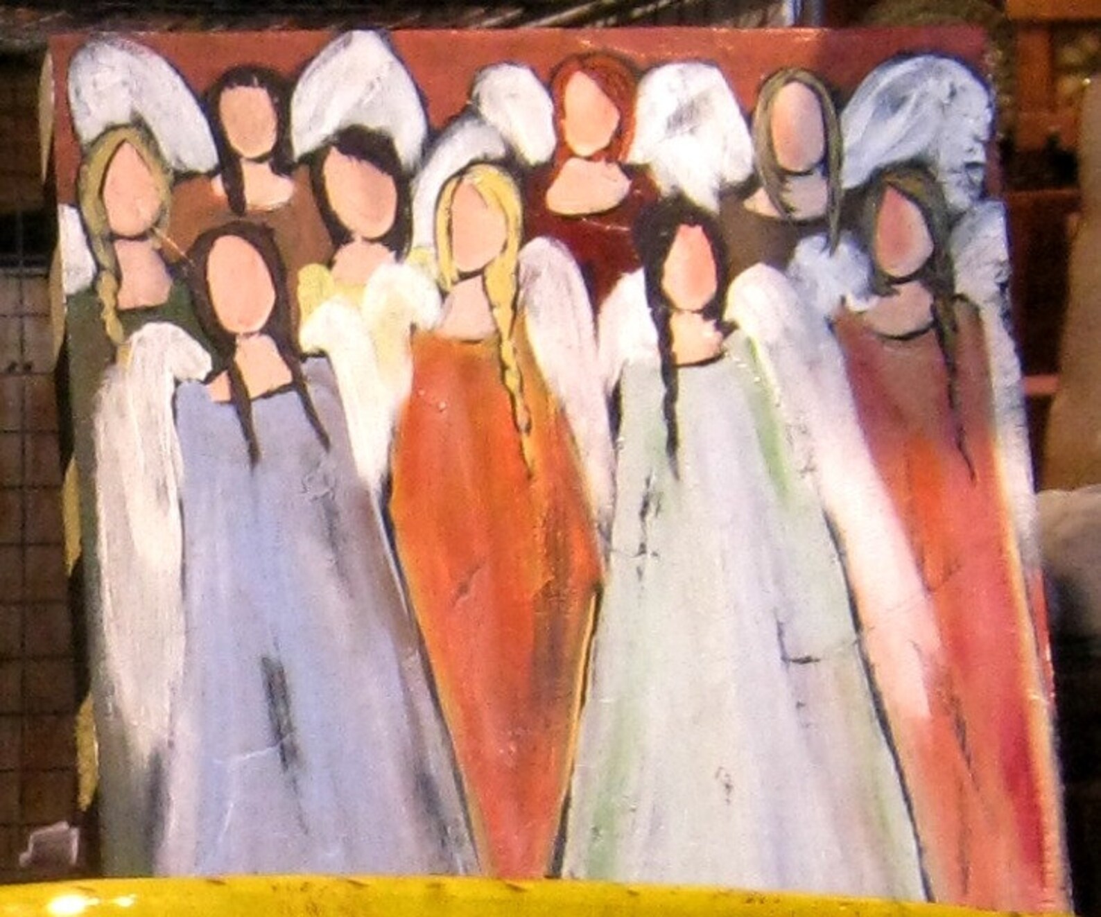 Gathering of Angels Original Painting by Cynthia Fortner - Etsy