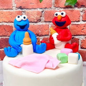 3D Baby friends Cake Fondant toppers ~ Birthday Cake toppers ~ Baby Shower toppers.