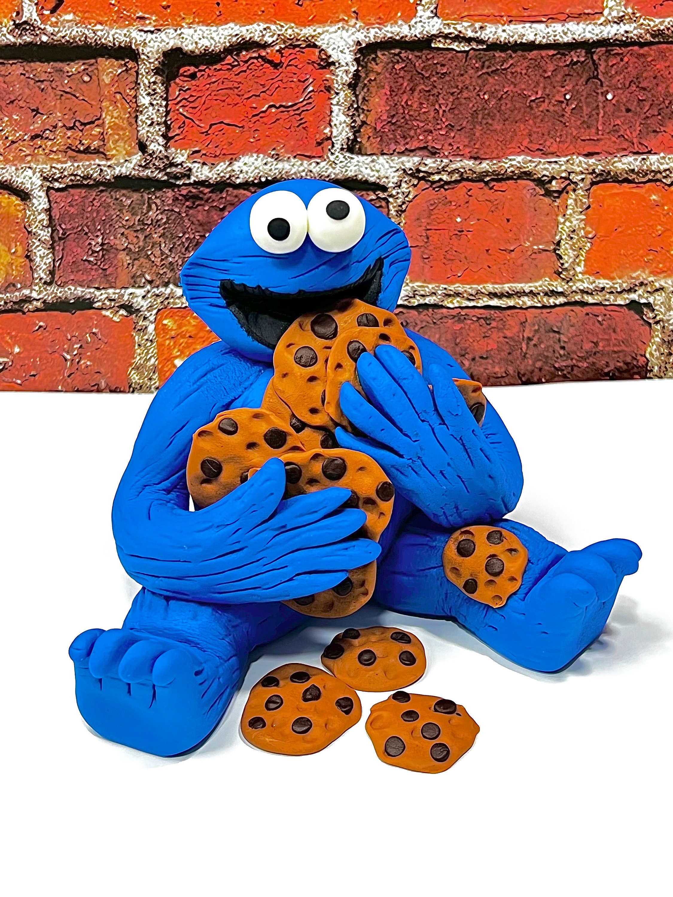Fisher-Price Cookie Monster Cookie Jar Alphabet Toy, 2002 Mattel Toys 