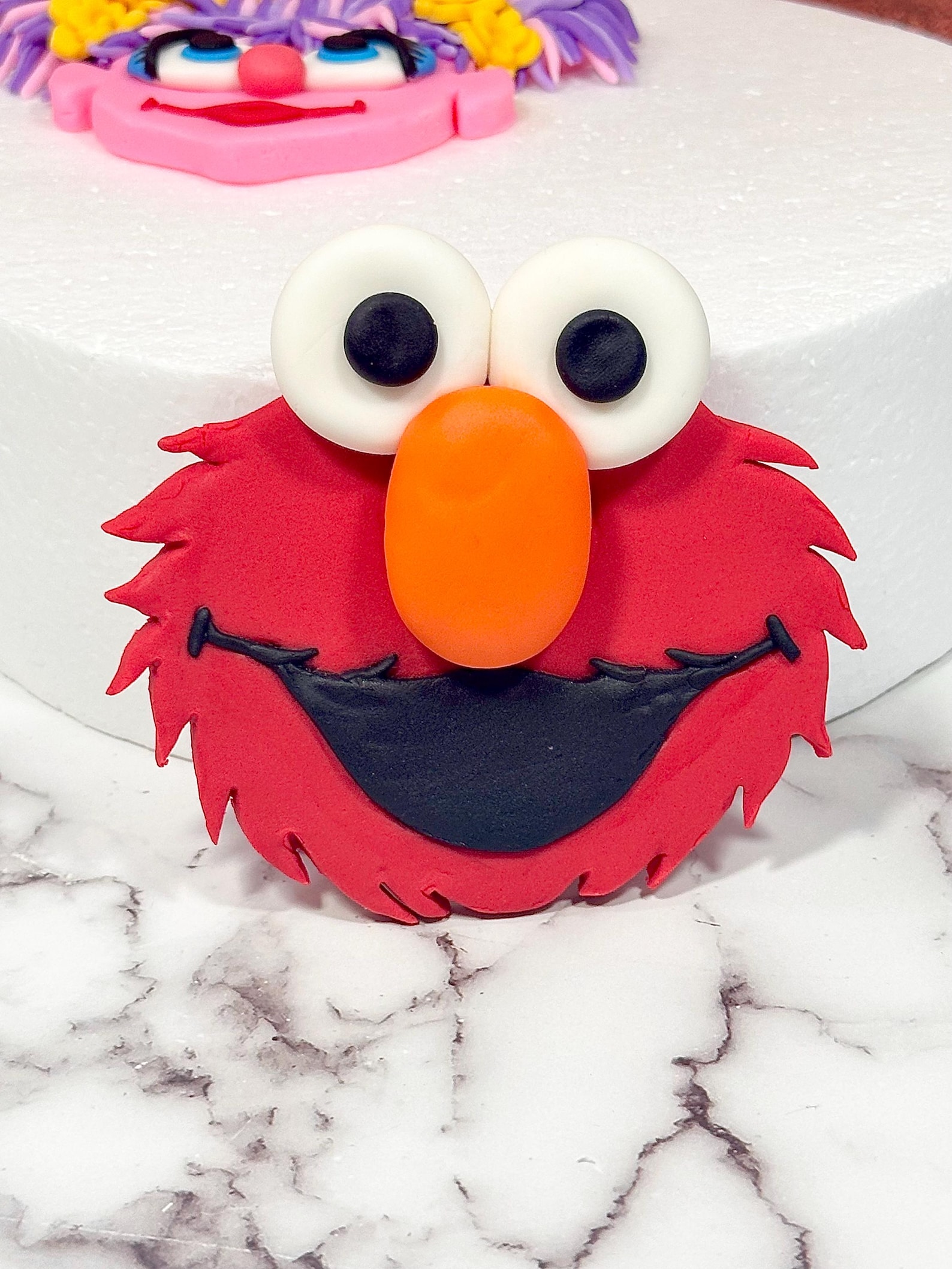 2D Elmo, Cookie Monster, Abby & More – Handmade Fondant Toppers ...