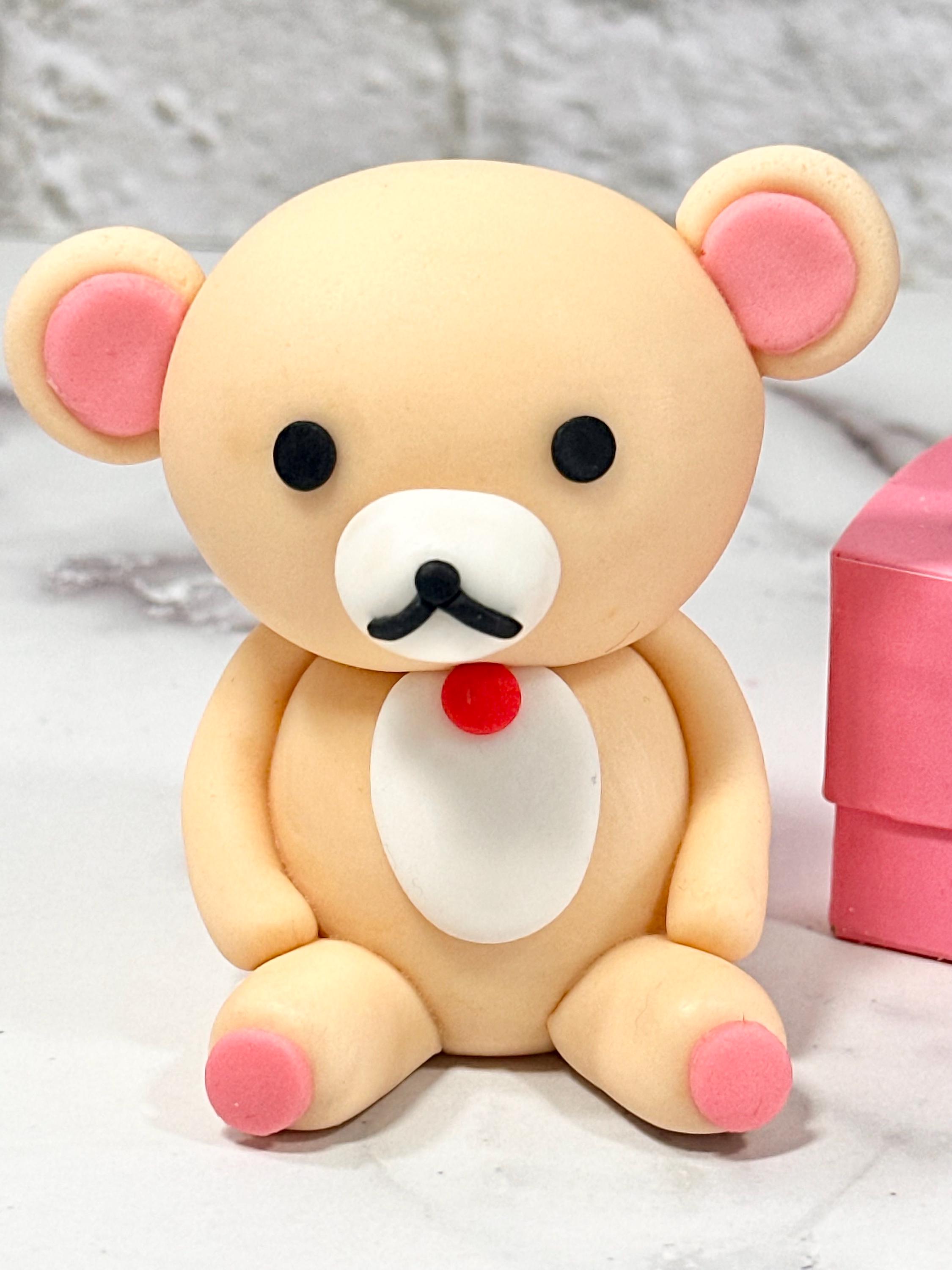 3D Rilakkuma and Korilakkuma Cake Fondant Toppers. - Etsy