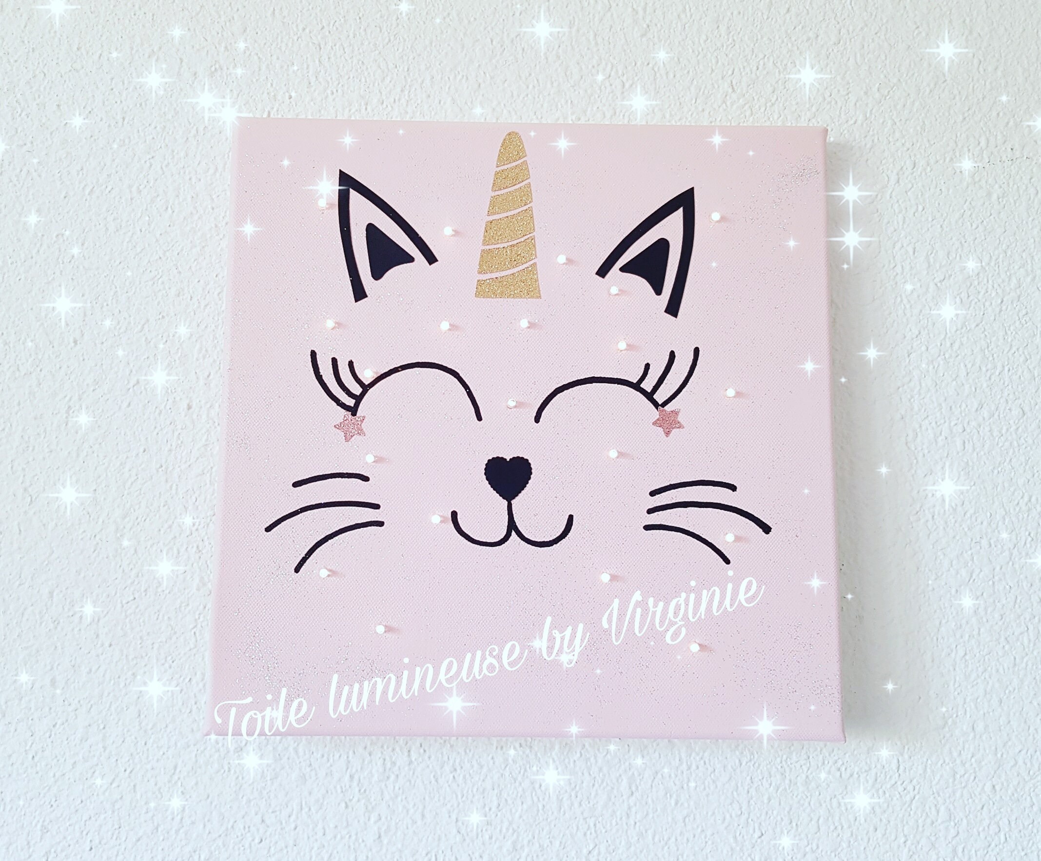 Toile Lumineuse Caticorn