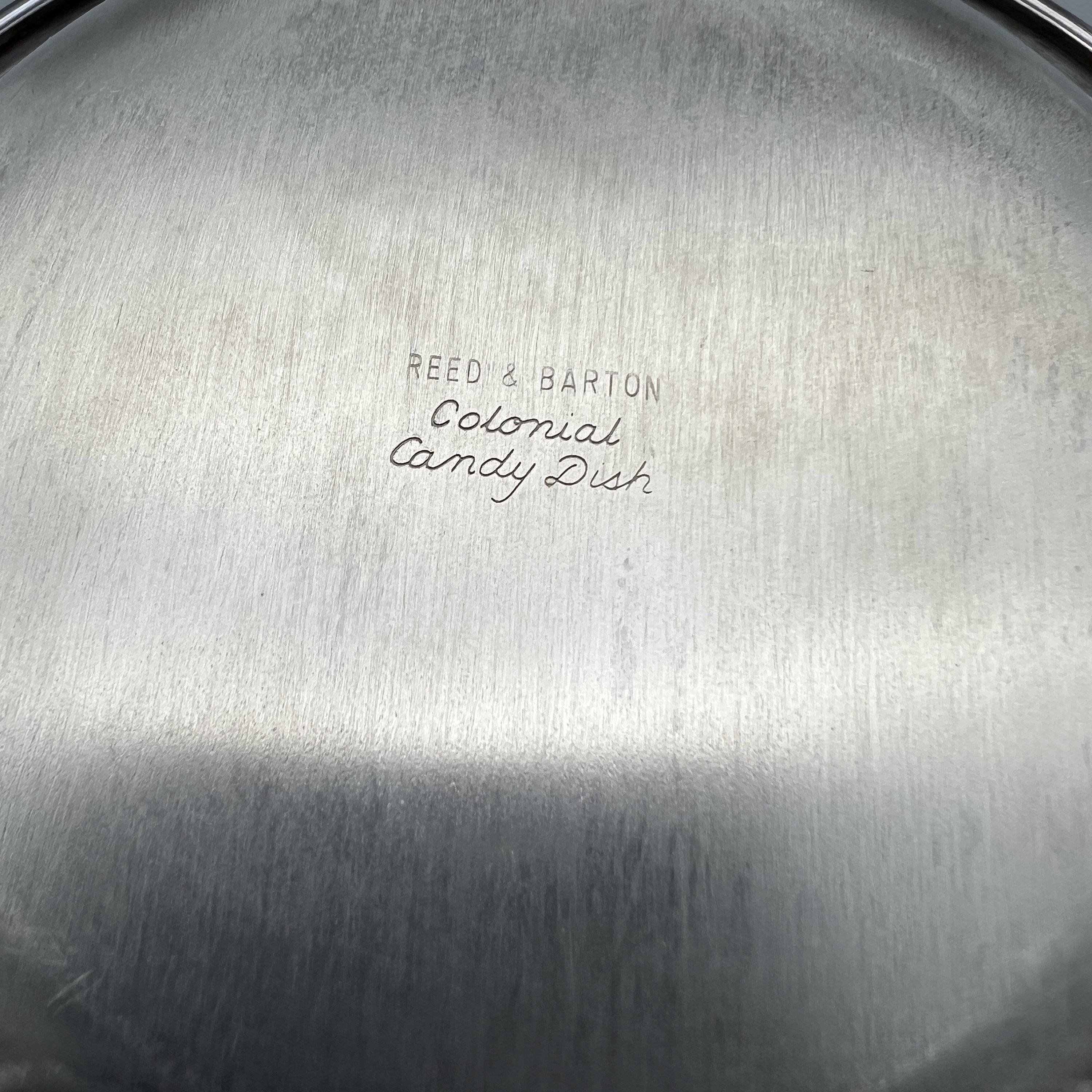 Candy Dish, Reed and Barton , Colonial Design, Silver Plate Etsy