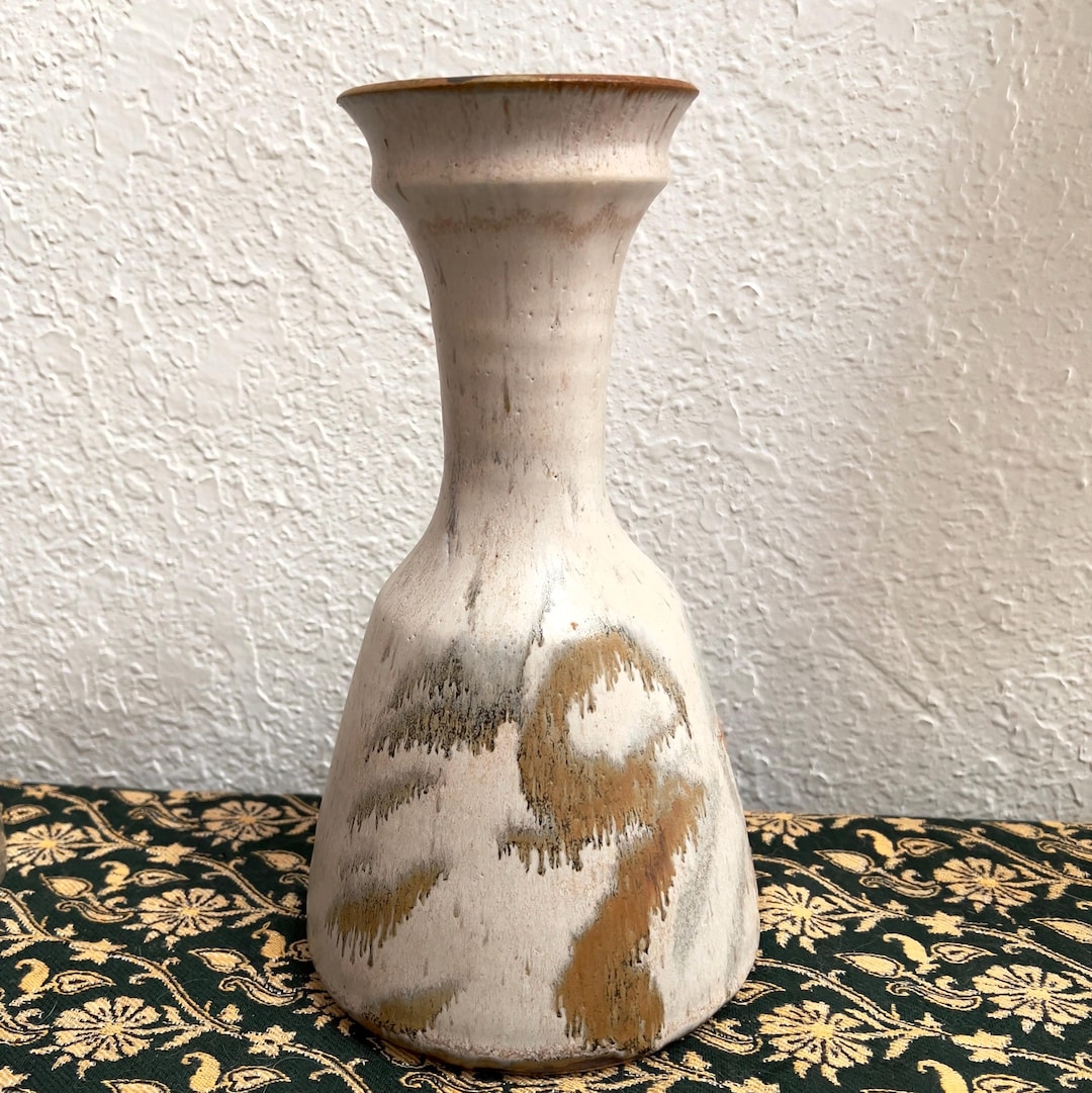 Hand Thrown Pottery Vase, Large Vintage Studio Pottery, - Etsy
