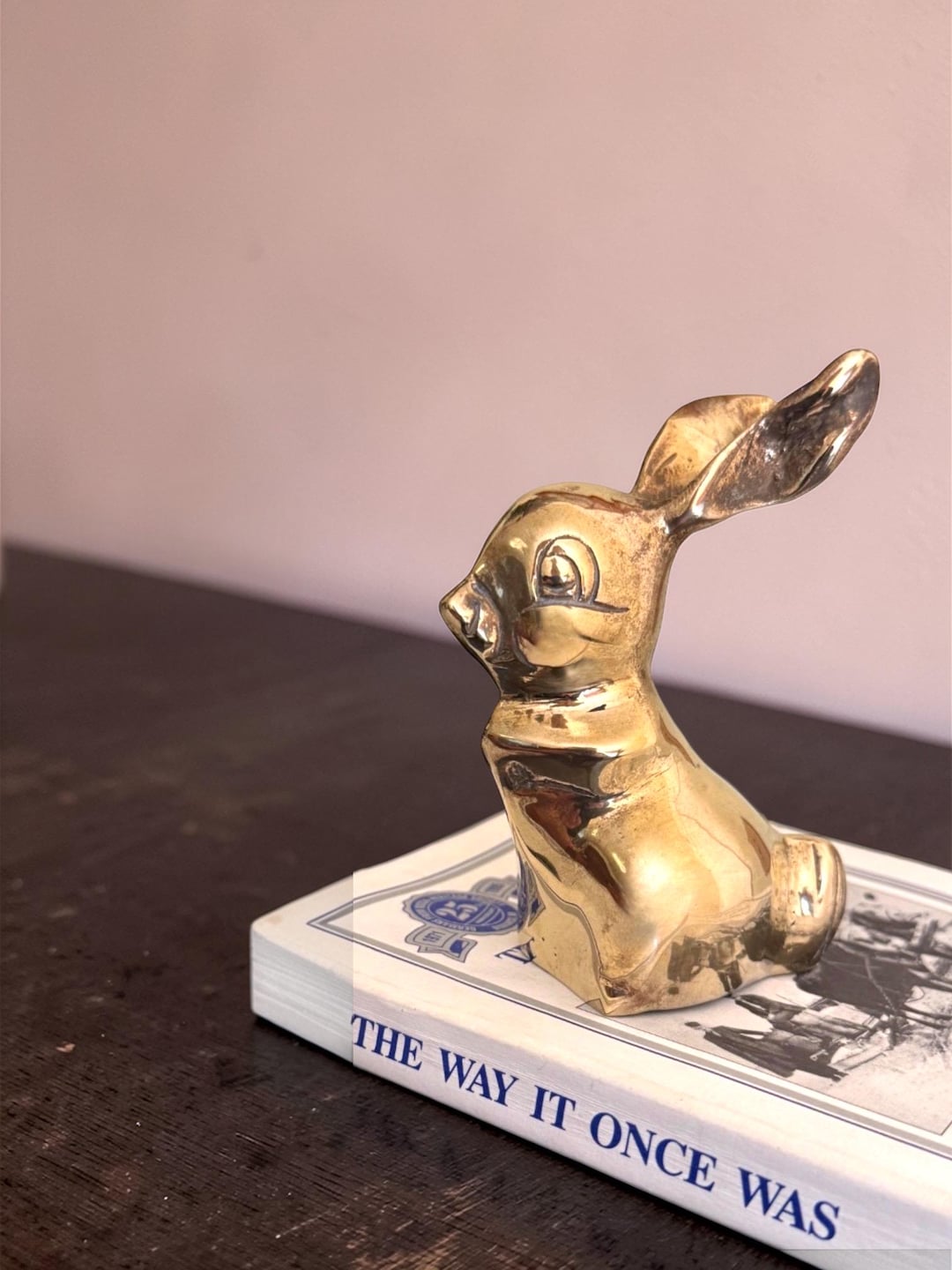 Brass Rabbit Figurine, Bunny With Long Ears, Hare Made in India ...