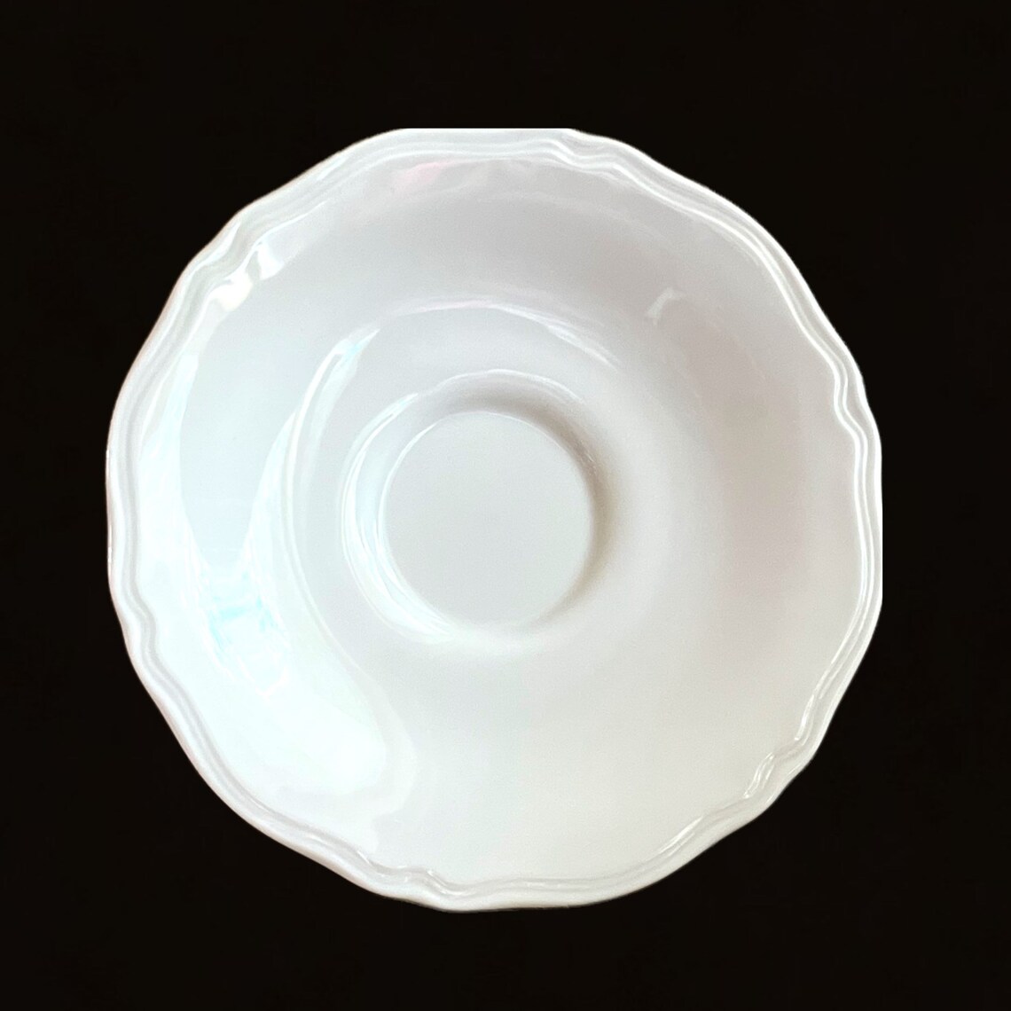 Van Well Emily Lot de 6 tasses à café Jumbo en faïence à pois rouges et blancs 390 ml