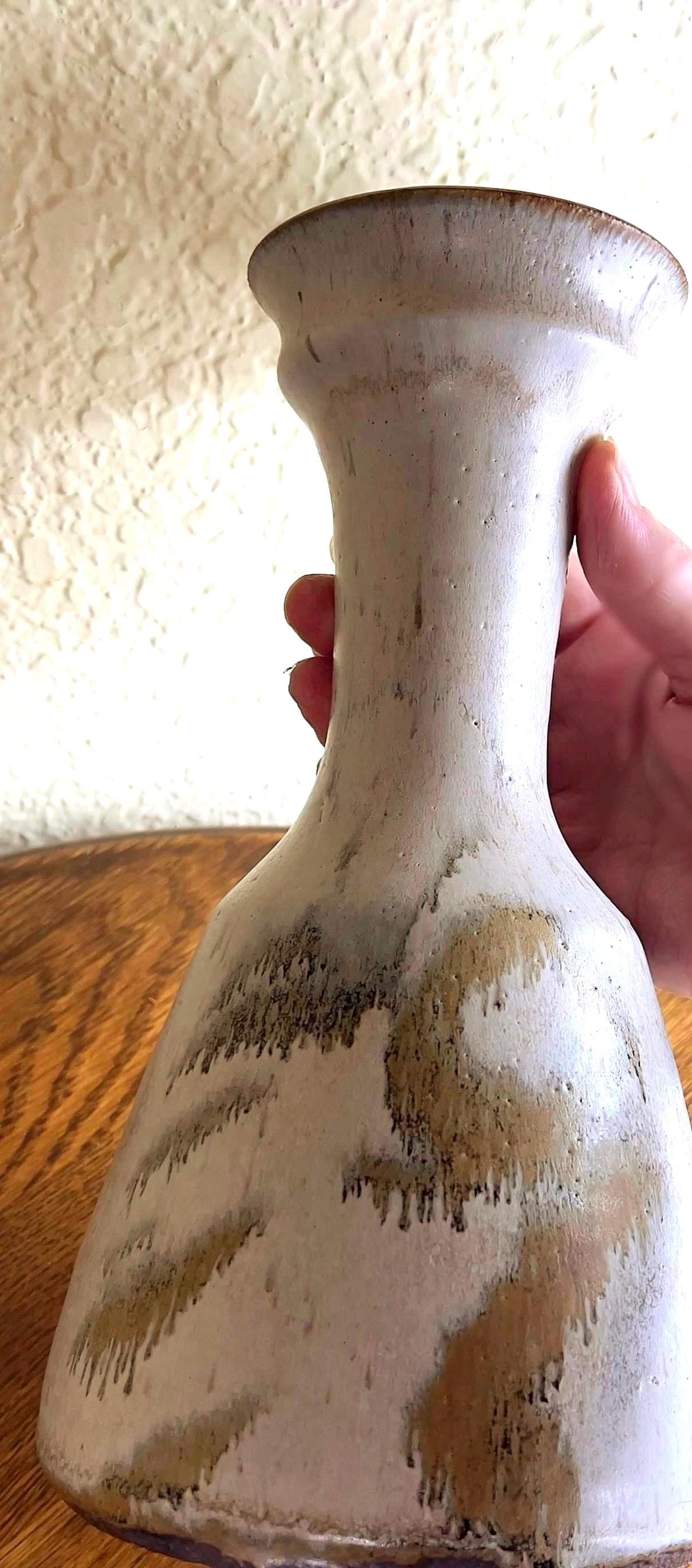 Hand Thrown Pottery Vase, Large Vintage Studio Pottery, - Etsy
