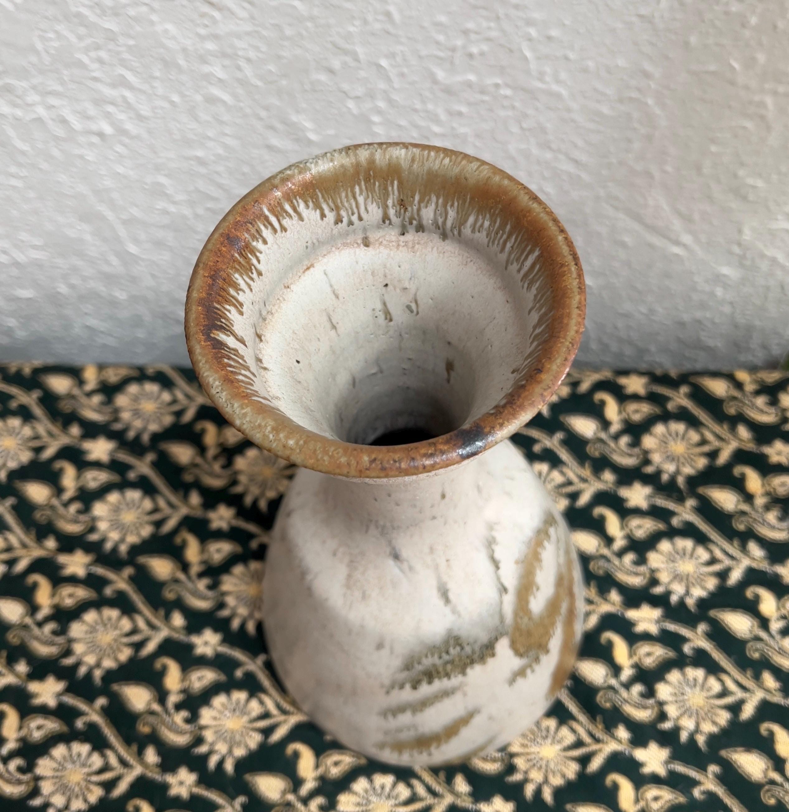 Hand Thrown Pottery Vase, Large Vintage Studio Pottery, - Etsy