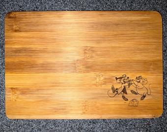 Cinderella Mice Bamboo Cheese Board