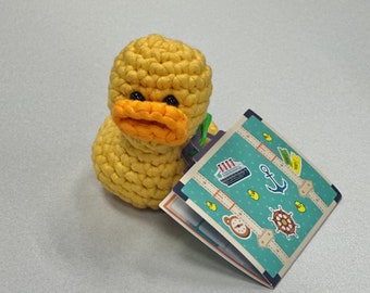 Crochet Mini Cruising Ducks with Tag