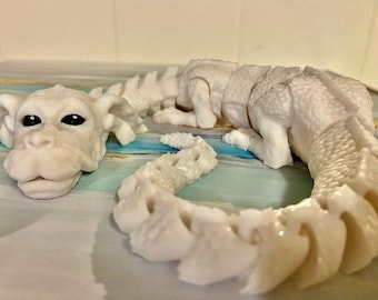 3D Printed Falkor Articulated Fidget Toy 18"