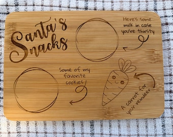 Santa Snack Board