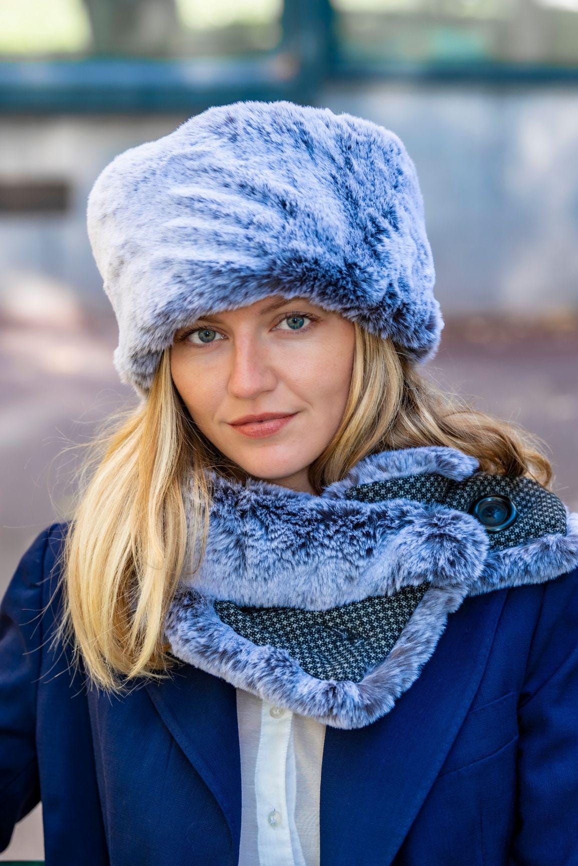 Écharpe Cache-cou En Fausse Fourrure épaisse - Hiver - Femme - Moelleuse Et Légère