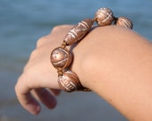 Tribal Armband afrikanischen Armband geflochten wickeln Armband Keramik Perlen ethnischen Schmuck Handwerker Teen junge Männer Geschenk Freund Geschenk