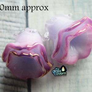 Lavender bell flower & optional head pin set