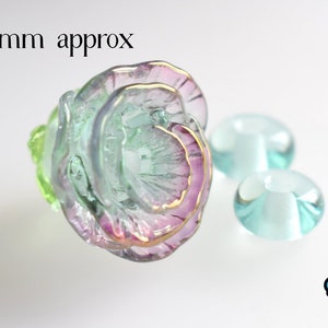 Tonic Handmade Boro glass Rose Bead