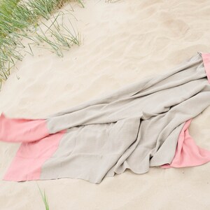 Linen Beach Blanket made of Softened Linen image 7