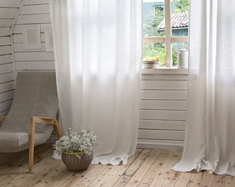 Linen curtain