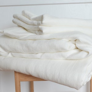 Linen Sheet Set made of softened linen/ 4 Pcs