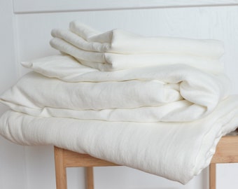 Linen Sheet Set made of softened linen