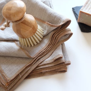 Conjunto de 5 toalhas reutilizáveis sem papel/Toalhas sem papel